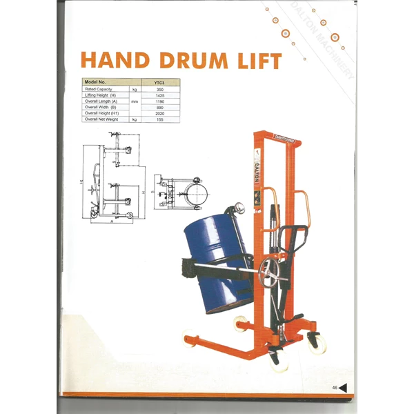  Hand Drum Lifter YTC 3 
