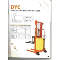 Semi Electric Hand Stacker Dalton TYPE DYC Bergaransi Resmi