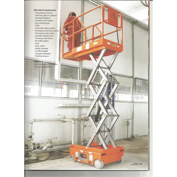 Scissor Lift 12 meter Harga Murah Promo 2021