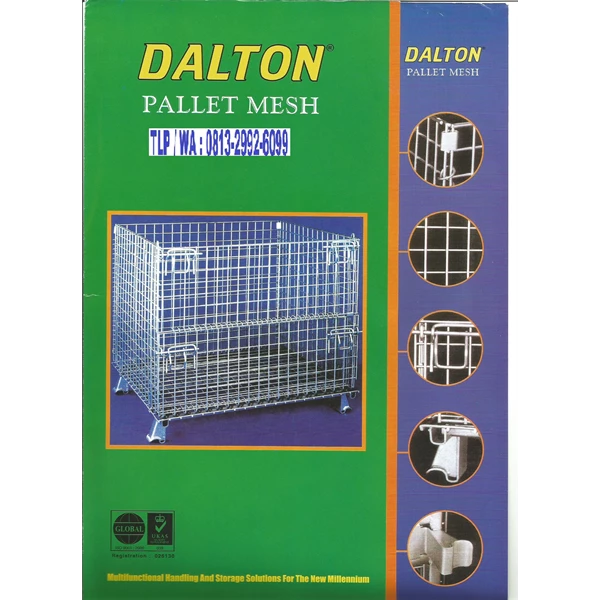 Dalton Galvanized Iron Mesh Pallet Center